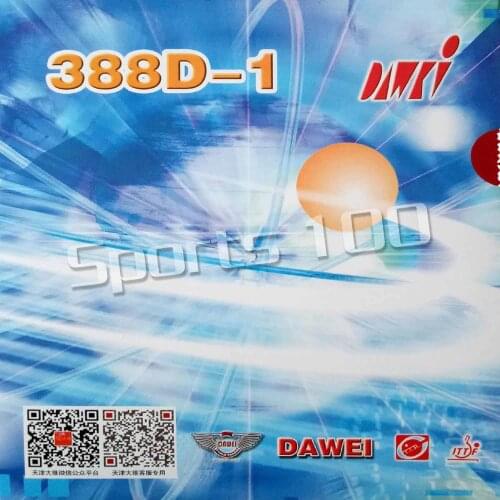 Dawei 388D-1 Long Pips-Out Table Tennis PingPong Rubber With Sponge