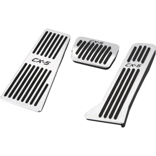 For Automatic File Mazda Cx5 Cx-5 2017 2018 Car Accelerator Oil Footrest Pedal Plate Throttle Brake Treadle Interior Accessories