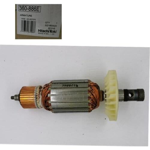 AC220-240V Rotor Engine Anchor Armature Replacem for HITACHI 360886E M12VE