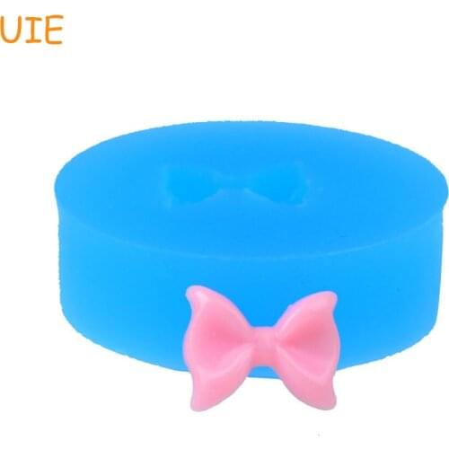 FYL164U 11.6mm Mini Bow Silicone Mold - Cupcake Topper, Sugarcraft, Fondant, Reisin Jewelry Making, Candy, Icing, Gum Paste Mold