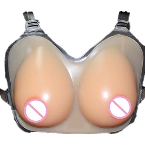 False Breast Form Fake Boobs Realistic Silicone Breast Forms Nipple Cleavage For Shemale Transvestism Crossdresser Transgender