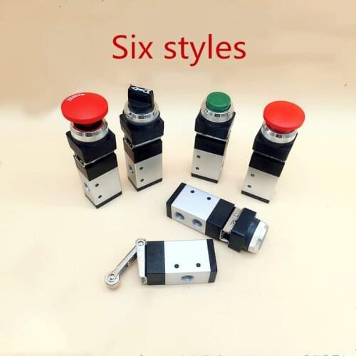 Six styles push buttonvalve mechanical valve