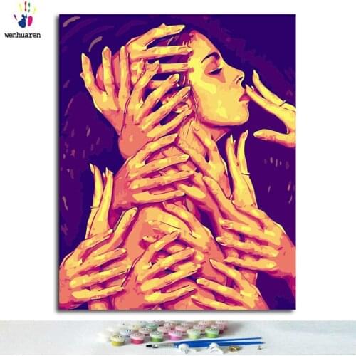 DIY abstract painting Miko digital oil painting picture with digital oil painting and wall decoration kit with colorful paint