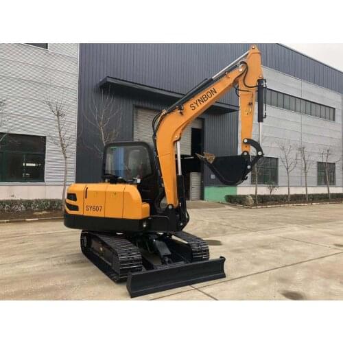 New Crawler Excavator Hydraulic System Digger SY607 For Farm Building