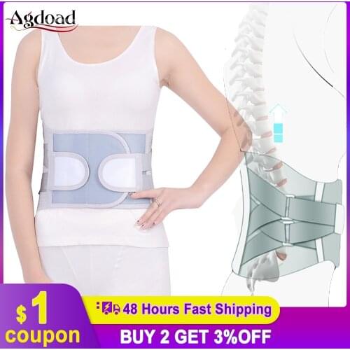 Orthopedic Men Women Lumbar Support Back Brace Belt Medical Strain Pain Relief Corset For Back Spine Lumbar Support Back Brace