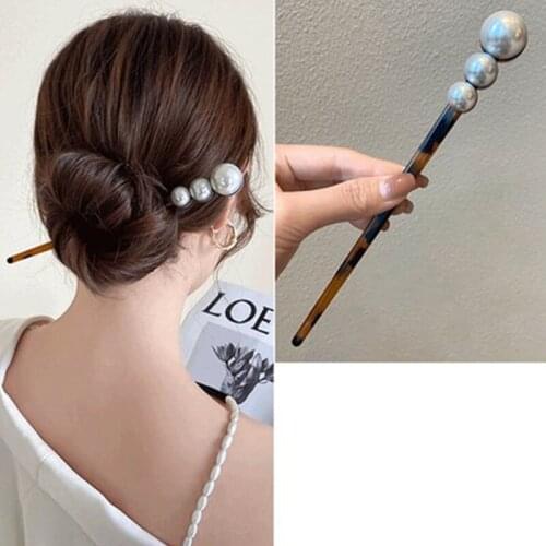 Fashion Chinese Style Hair Sticks Vintage Acetate Chopstick Women Hairpins Hair Clips Pins Wedding Hair Jewelry Accessories