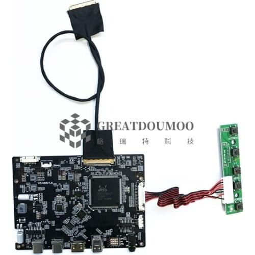NV156QUM-N32 4k controller drive board support Type-C HDMI-compatible suport Resolution 3840x2160 40 pin LCD screen