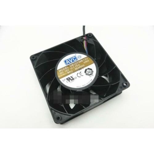 AVC DB12738B12U 12V 1.75A 12738 industrial ventilation fan free shipping