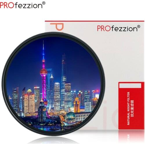 Light Pollution Reduction Lens Filter Premium Quality Sky Star Natural Night Camera Filter 49mm 52mm 55mm 58mm 67mm 77mm 82mm