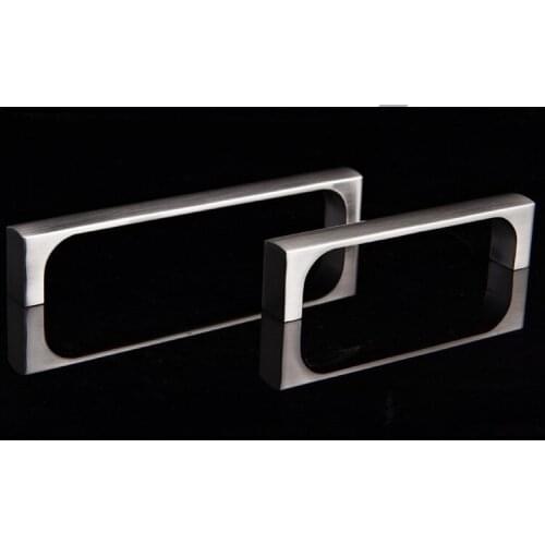 Stain Nickel Kitchen Fitting Pull Knob Drawer and Furniture Cabinet Door Handles ( C:C:96MM L:103MM)