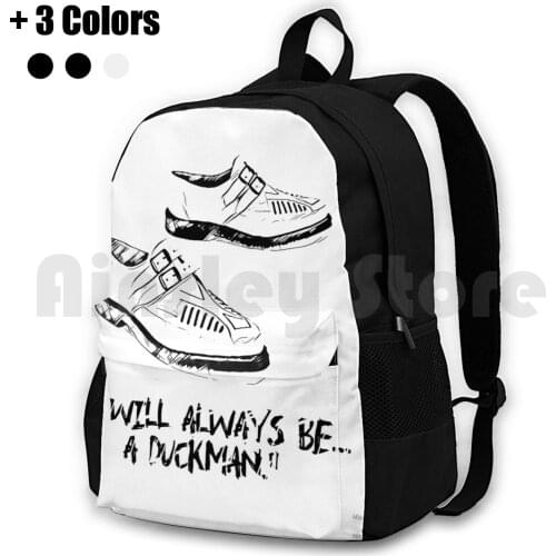 Duckie Dale Duckman Outdoor Hiking Backpack Riding Climbing Sports Bag Duckie Duckie Dale Pretty In Pink Jon Cryer Movies 80S