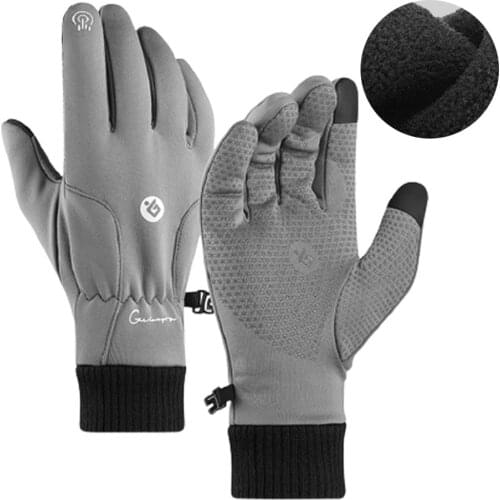 Warm Winter Ski Gloves Full-Finger Touch Screen Non-Slip Plus Velvet Soft Waterproof And Windproof Sports Gloves