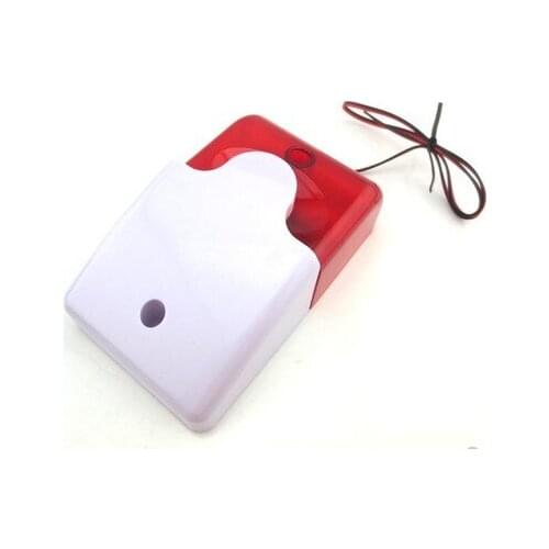 Sound and light alarm, secret room game props, loud flashing 12V, adjustable sound level