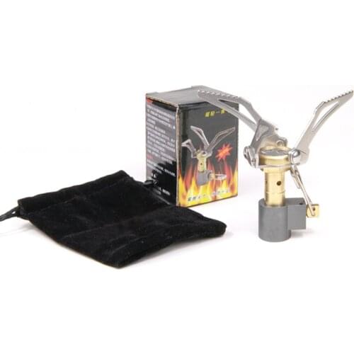 0nly 45g One-Piece Portable 3000W Gas Outdoor Stove Big Folding Lightweight Outdoor Camping Equipment Gear