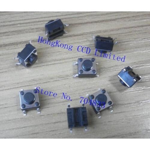 100pcs/lot 6X6X4.3MM 4pin TACT push button 6*6*4.3