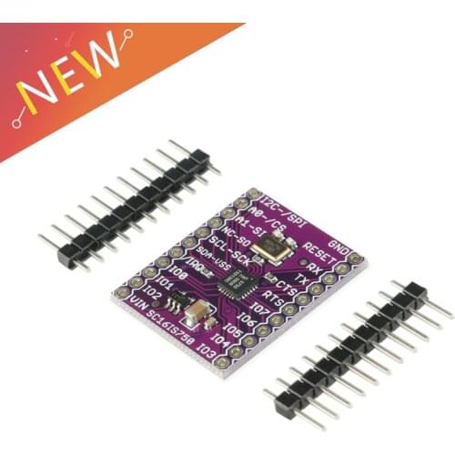 2 pcs/lot 750 SC16IS750 Single UART With I2C-Bus/SPI Interface For Industrial Control