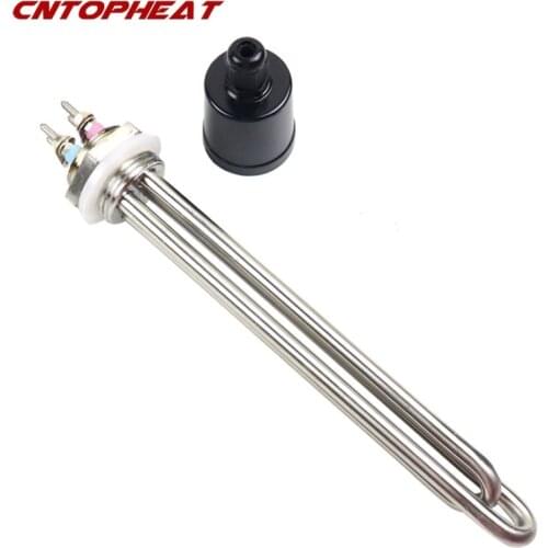 220v 5500w DN25 Water Heater 1" BSP 32mm Thread Stainless Steel 304 Immersion Brewing Heating Element