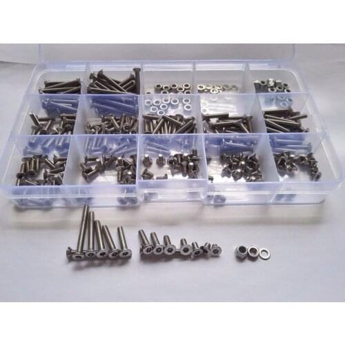 300pcs M3 Torx T&TX Socket Countersunk Head Screws Flat Bolts Assorment Set High Quality