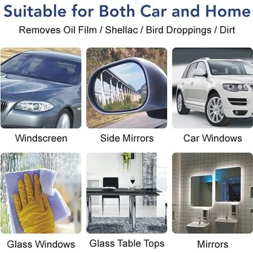 5pcs (1Pc=4L) Car Windshield Wiper Glass Washer Auto Solid Cleaner Compact Effervescent Tablets Window Repair Car Accessories