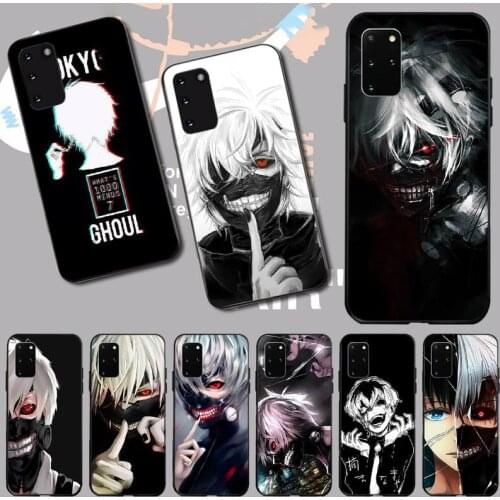 PENGHUWAN Tokyo Ghoul Anime Kaneki Ken Newly Arrived Black Phone Case for Samsung S20 plus Ultra S6 S7 edge S8 S9 plus S10 5G