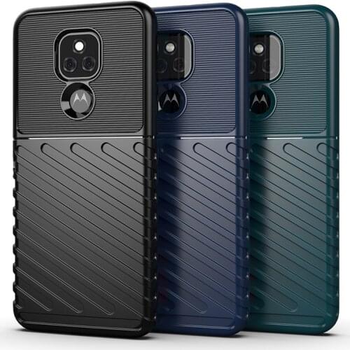 For Motorola Moto E7 Plus Case Cover Shockproof Bumper Rubber Armor Rugged Back Cover Moto E 7 E6 Plus Phone Case Moto E7 Plus