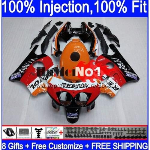 Injection Body For HONDA CBR250RR orange gloss CBR 250 RR MC19 1988 1989 134MC.13 CBR250 RR CBR 250RR 250R 88 89 OEM Fairing Kit