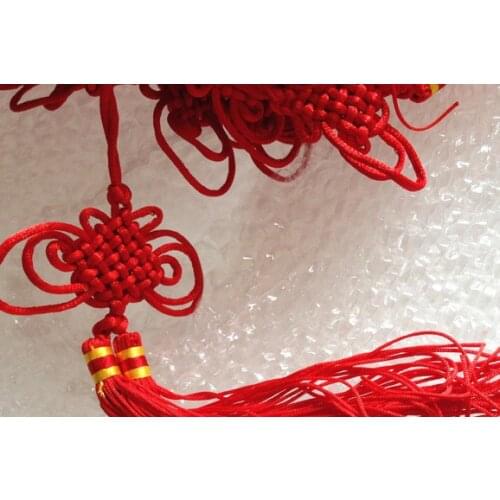 2019Red Chinese Knot Hangings Ear Hung Bottle Gourd