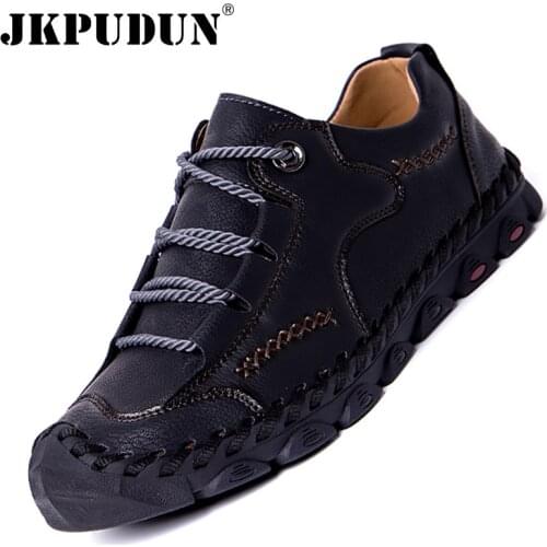 Retro Mens Casual Shoes Lightweight Sneakers Breathable Leather Shoes Comfortable Male Flat Shoes Lazy Driving Shoes Chaussure