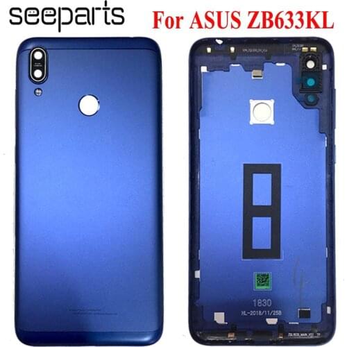 Original Battery Door Back Cover Housing Case For Asus Zenfone Max (M2) ZB633KL Battery Cover For ASUS ZB633KL Battery Cover