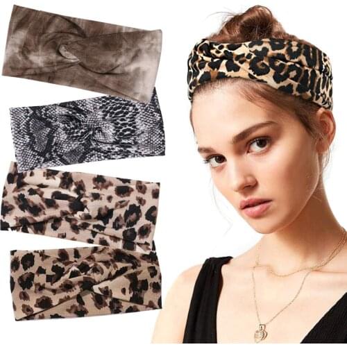 6 Pack Headbands For Women Girls Soft Elastic Hairbands Summer 2021 Turban Head Wrap Accessories Boho Wide Twist Head Bands