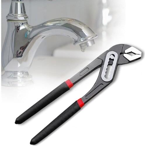 8/10/12Inch Straight Jaw Groove Joint Water Pump Plier Corrosion Resistant Quick-release Water Pumping Pliers Heating Repair