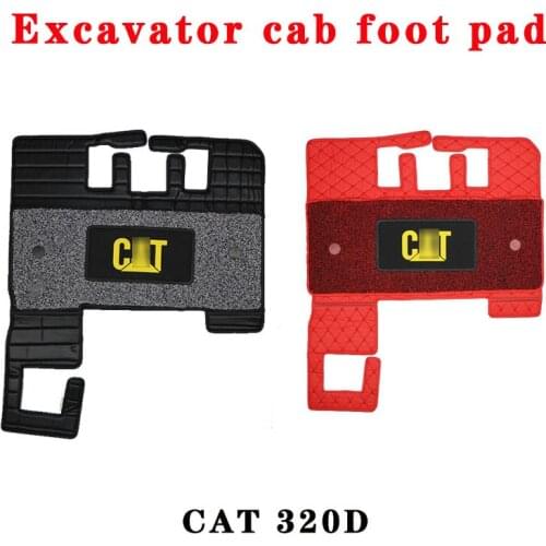 For Caterpillar CAT200B 320C 320D D2 320GC cab floor rubber mat, floor mat, carpet protection, cleaning blanket, digging