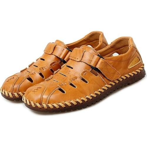 Schuhe verano casual hombre men zomerschoenen zapato sandale heren de massage red schoenen sandals male for work 2020 beach ete