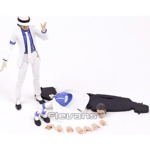 SHF King of POP MJ Moonwalk Action Figure Collectible Model Toy