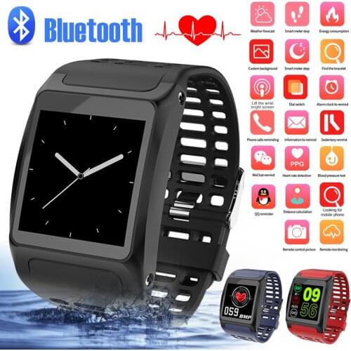 Smart Watch Bluetooth 4.0 Touch Screen Men Women Heart Rate Monitor Blood Pressure Fitness Tracker Sport Watch for Ios Android
