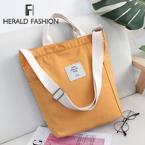 Korean Canvas Shoulder Bag Zipper Luxury Women Bags Designer Women Messenger Bag Female Simple Handbag Letter Printing tote