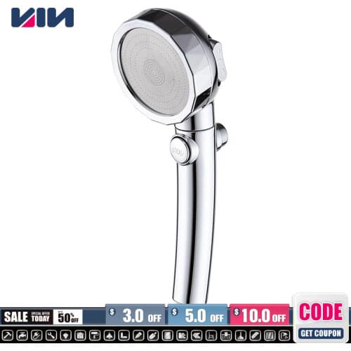 Universal Shower Head High Pressure Rain Bath Showers Adjustable Water Saving Showerhead Luxury For Home Hotel Bathroom Sprayer