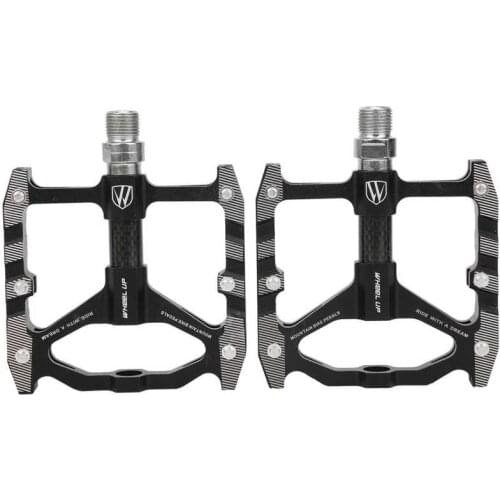 Wheel Up Bike Pedal Carbon Fiber Aluminum Alloy Bearing Platform Pedal Anti-Slip Bicycle Pedals Road Mountain Bike Cycling Parts