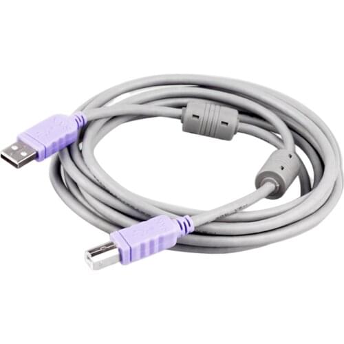 1Piece Gold-Plated USB 2.0 Printer Cable Computer Cables 10 Feet Tablets Networking Accessories Supplies for Label Printer