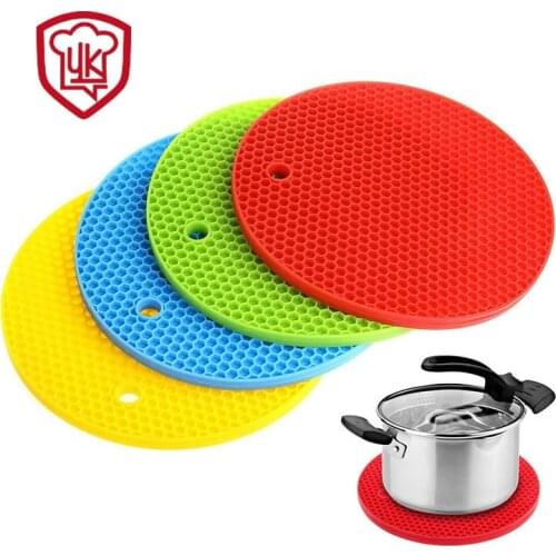 2pcs thick Silicone thermal insulation pad