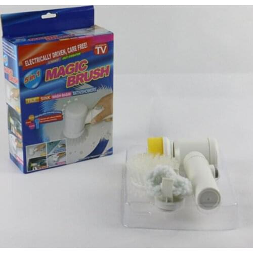 2018 Magic Brush electric multi-purpose household chores 5-in-1 bathtub cleaning brush