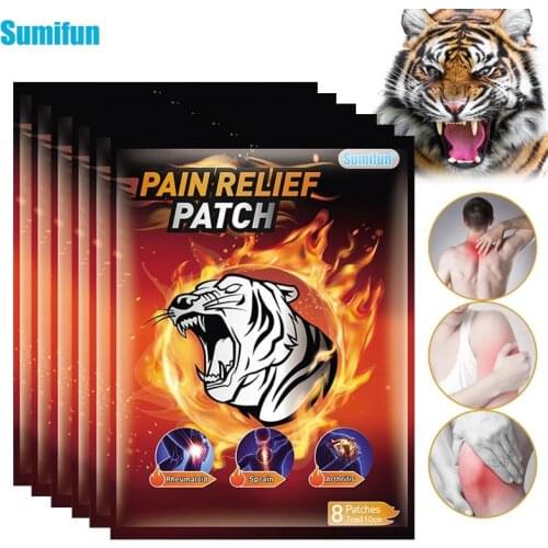 Sumifun 24pcs Medical Plaster Neck Back Tiger Balm Joint Pain Patch Killer Body Back Relax Stickers Body Pain Relaxation K06501