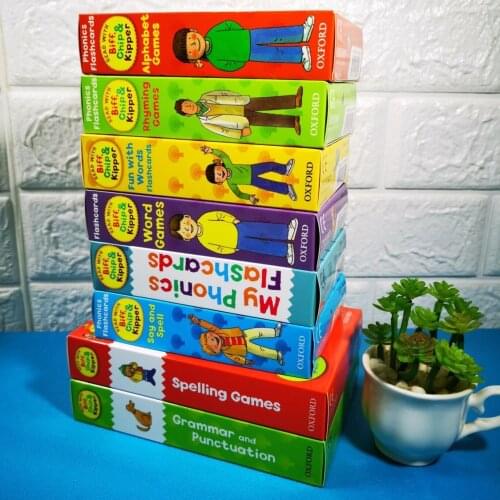 8 boxes of flash card reading trees Oxford Matching Card Game Childrens Enlightenment Early Education Little Master