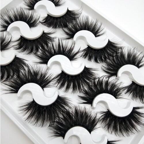 9Pairs 10-25mm Natural 3D False Eyelashes Dramatic Volume Fake Lashes Makeup Mink Lashes Extension Makeup Tool Kit Cilios