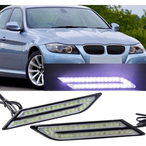 CAR Sets DRL LED DRL Daytime Running Light Car Brake Lamp Steering Lights Led Source 30W 12V Fog Lamp External Day Light