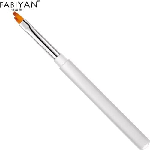 French Tips DIY Petal Acrylic Drawing Brush Nail Art Painting Pen Transparent Handle UV Gel Flower Design Manicure Tools