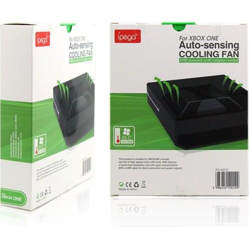 Auto-Sensing Intercooler 35 Degrees Temperature Control Fan External Cooling Fan USB Power Supply for Microsoft XBox One Console