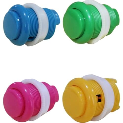 28mm Arcade button with built-in microswitch For JAMMA MAME game DIY parts
