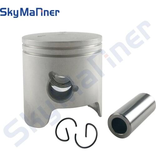 Piston kit For Yamaha Outboard Piston Kit 20HP 25HP 6G0-11631-00 / 6G0-11631-00-95/664-11631-01 67mm