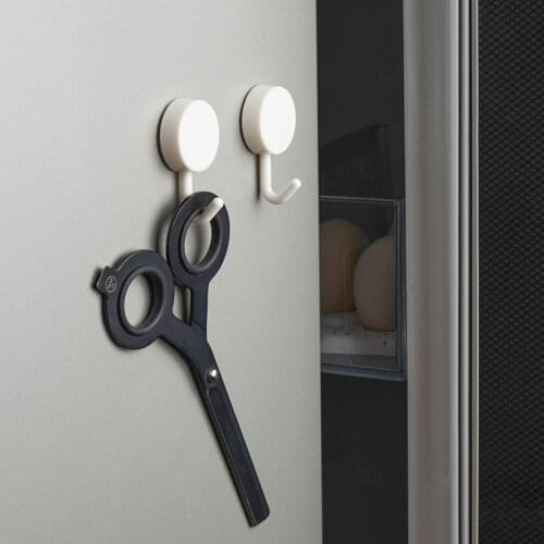 10PCS Wall-Mounted Bedroom Hook Plastic Organizer Self-Adhesive Bathroom Kitchen Seamless Glue Hook Strong Multifunctional Hook